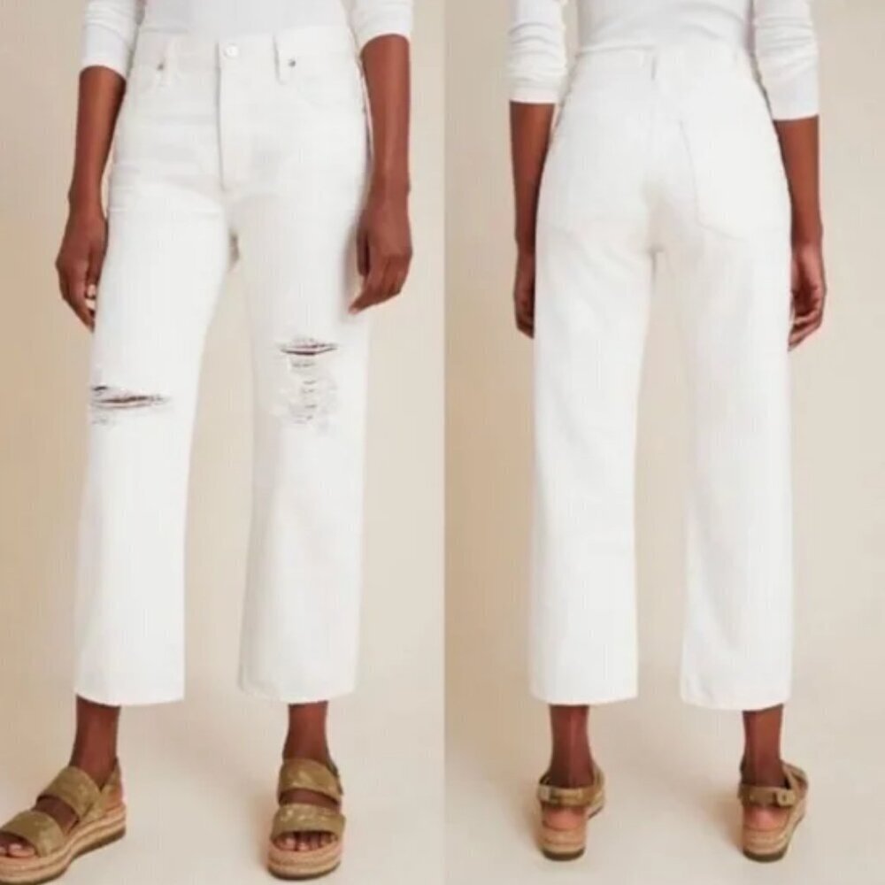 NWT CoH Premium Vintage Emery High Rise Relaxed Crop Moonstone Jeans Size 28